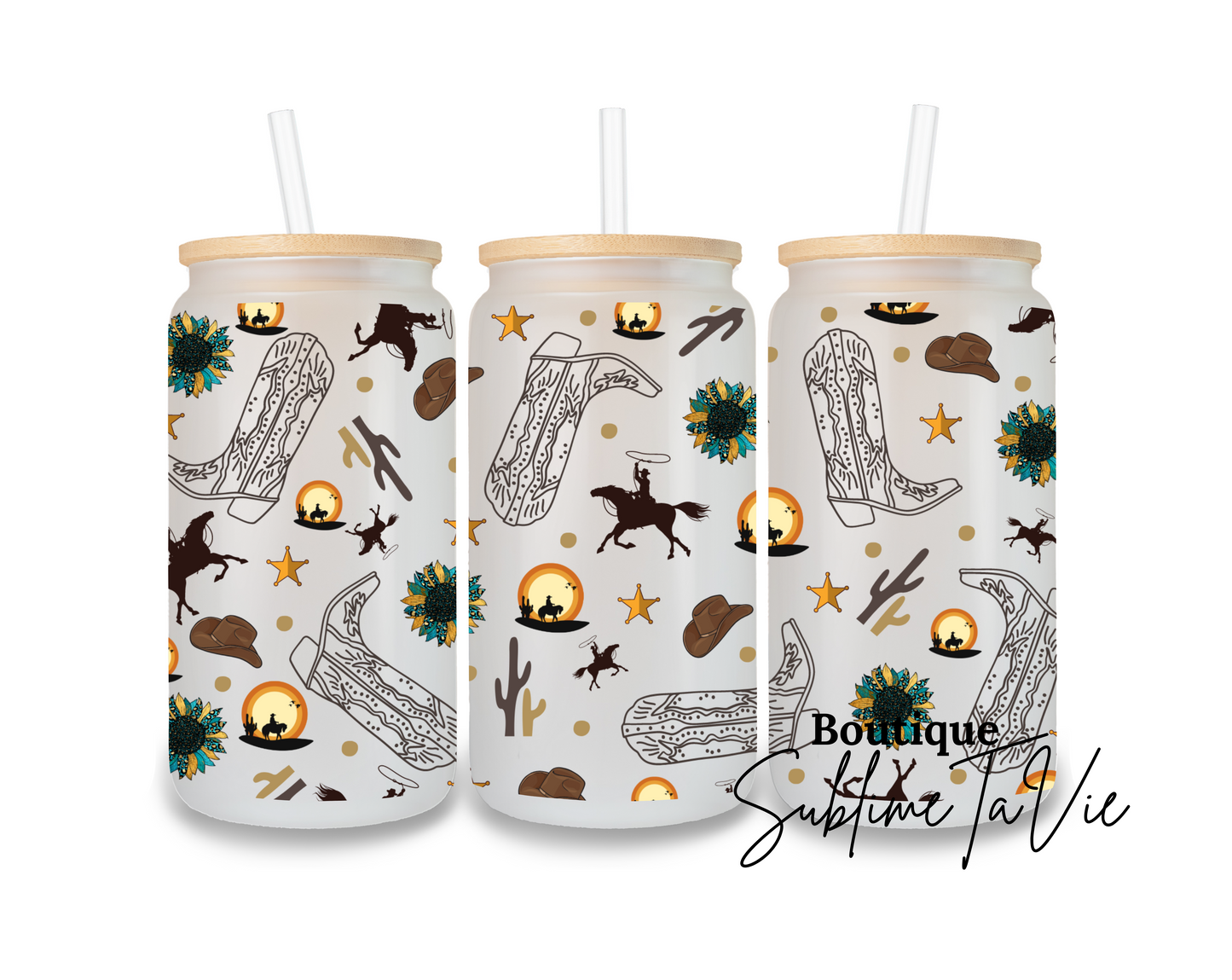 Gobelet givré cowboy