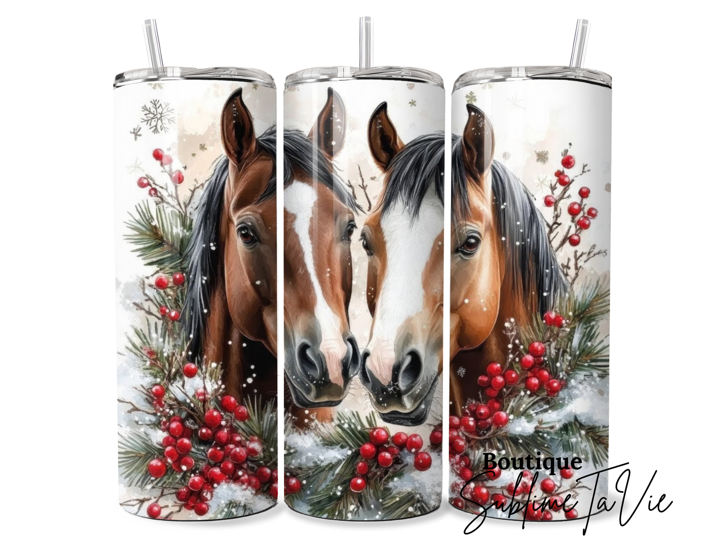 Tumbler cheval hivernale