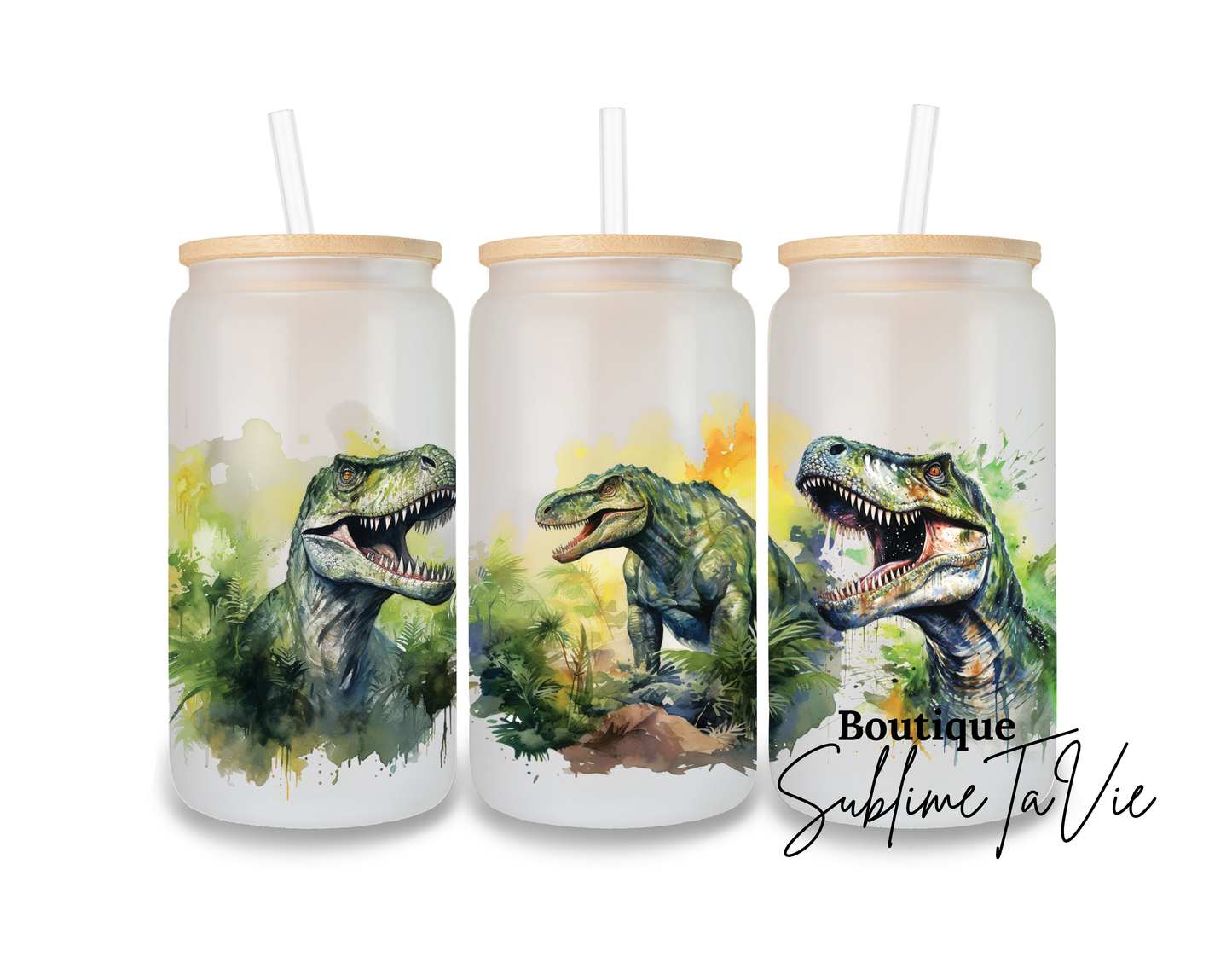 Gobelet givré dinosaure