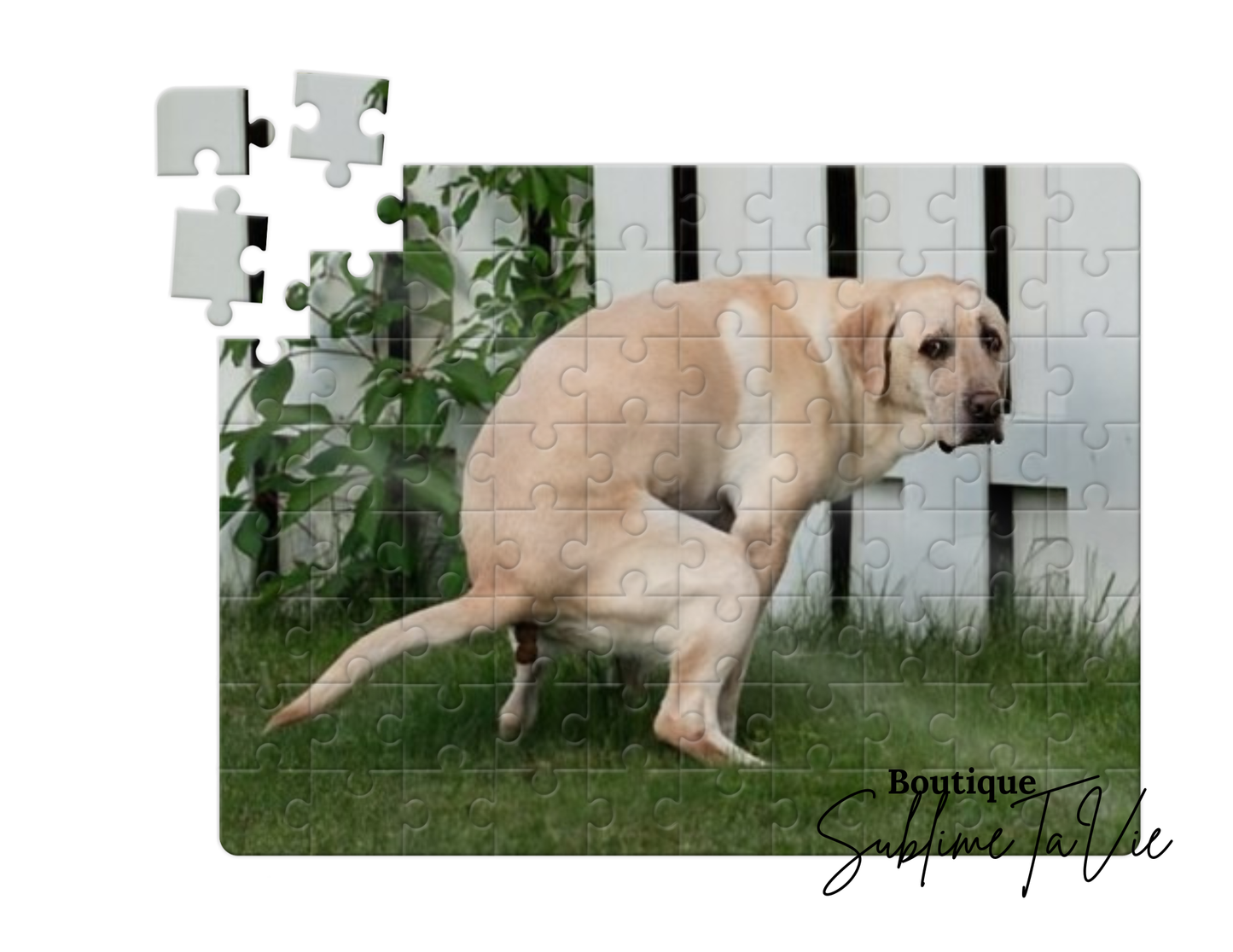 Casse-tête 80 pièces chien humoristique