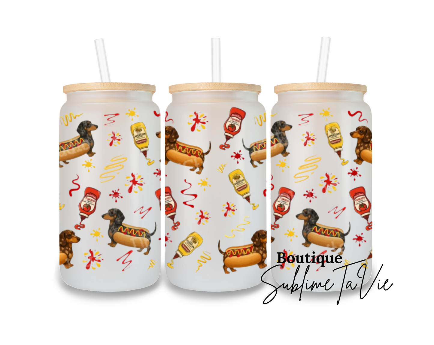 Gobelet givré chien saucisses