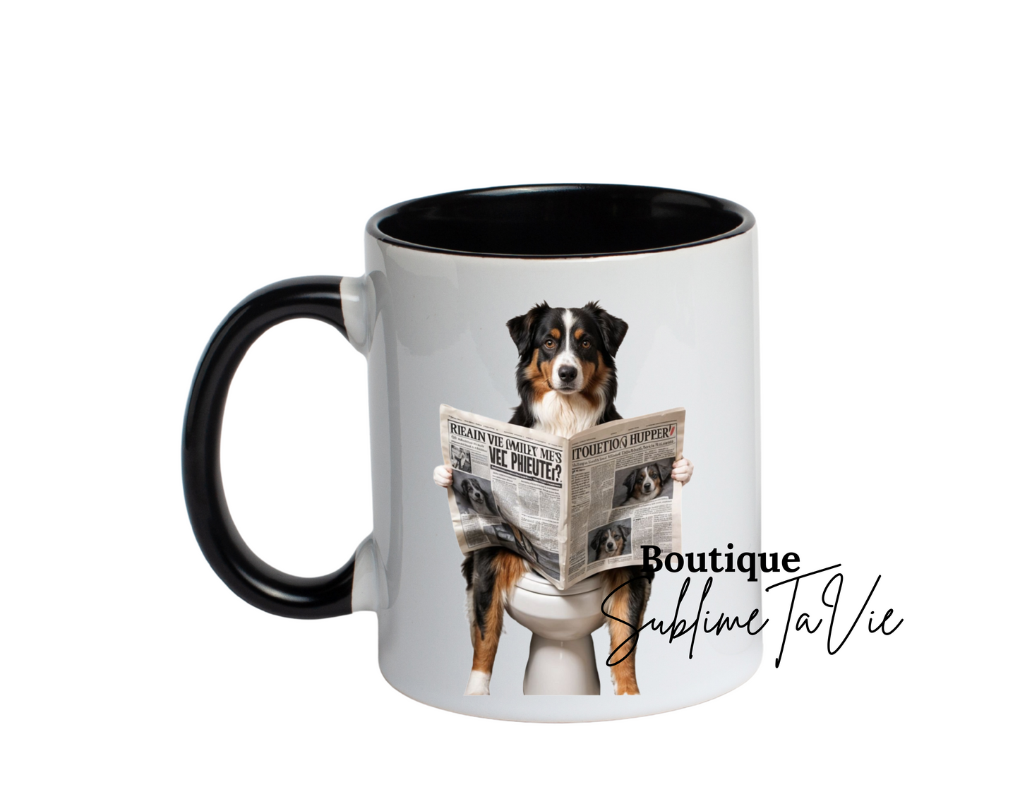 Tasse humoristique berger australien