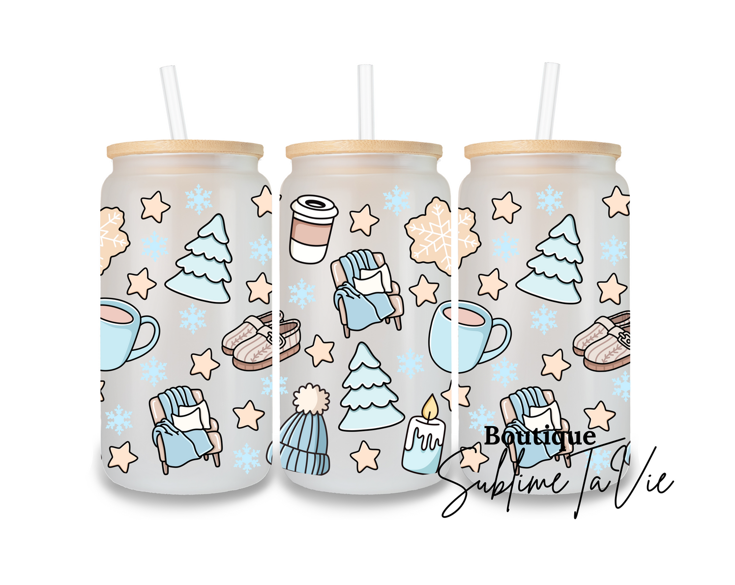 Gobelet givré hiver