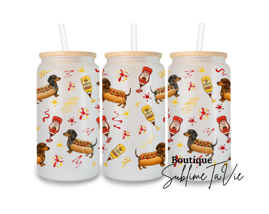 Gobelet givré chien saucisses