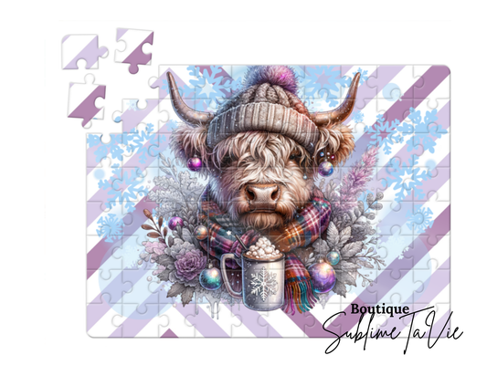 Casse-tête 80 pièces vache