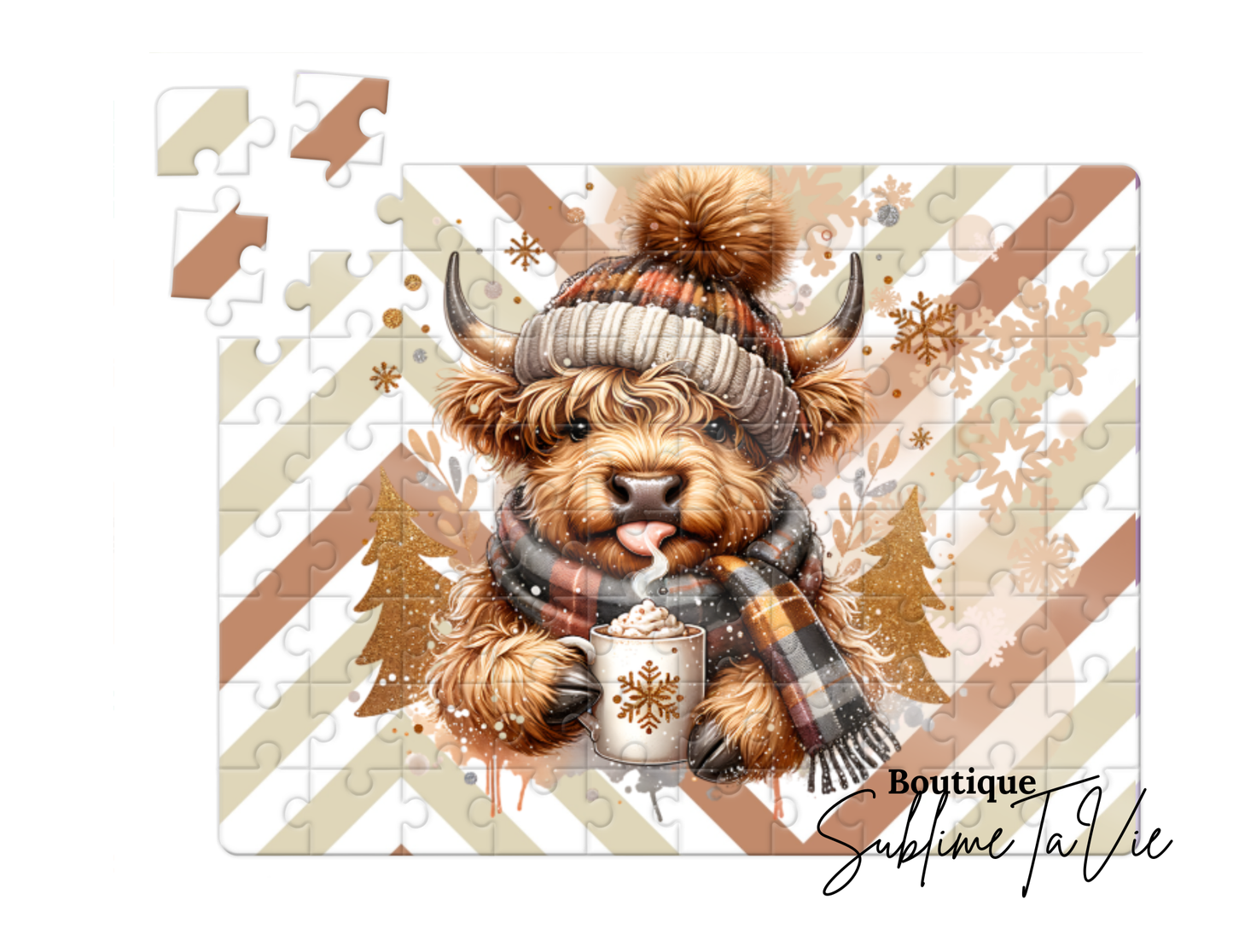 Casse-tête 80 pièces vache