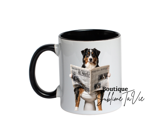 Tasse humoristique berger australien