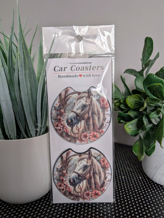 Sous verre lavable cheval