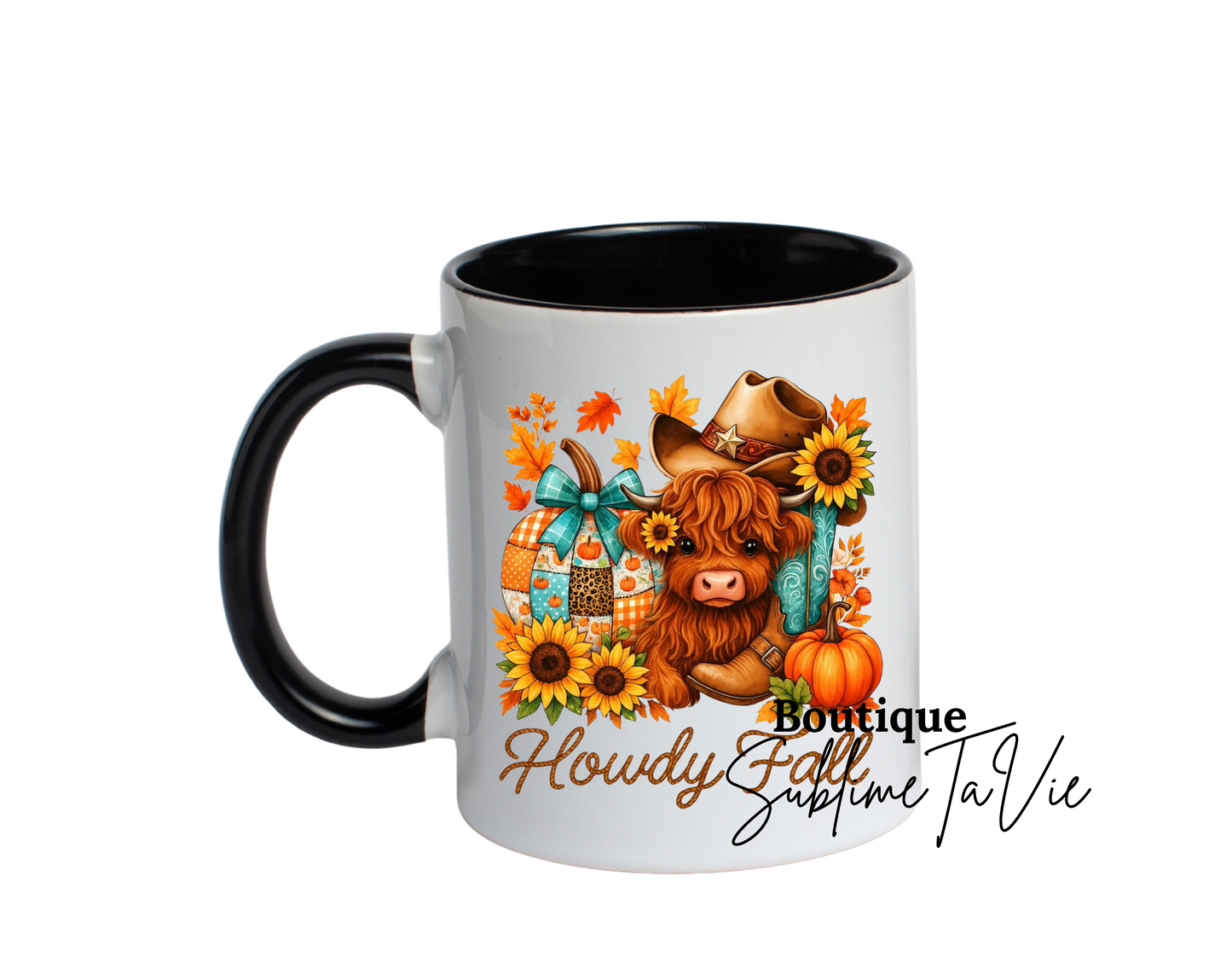Tasse automne vache