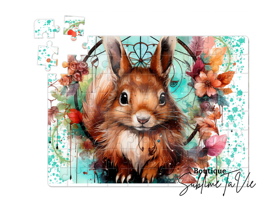 Casse-tête 80 pièces écureuil